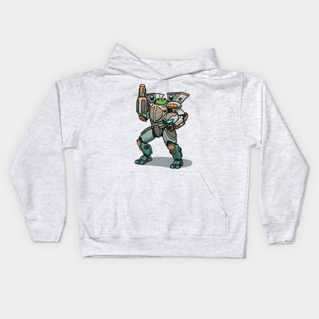 Official MechFrog Avatar Shirt Kids Hoodie by Mechanical Frog